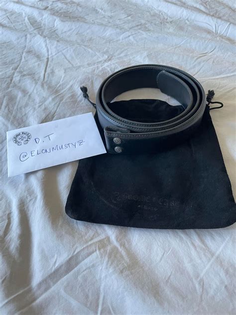 chrome hearts strap belt